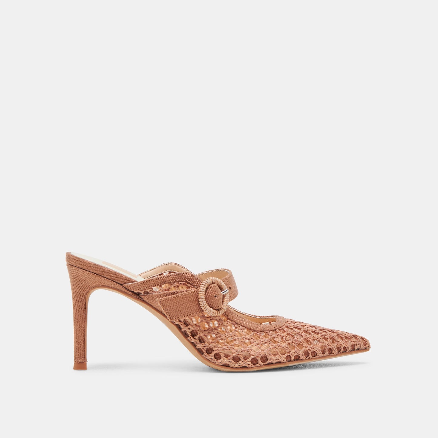 KEEKEE HEELS SADDLE WOVEN RAFFIA - SADDLE WOVEN RAFFIA