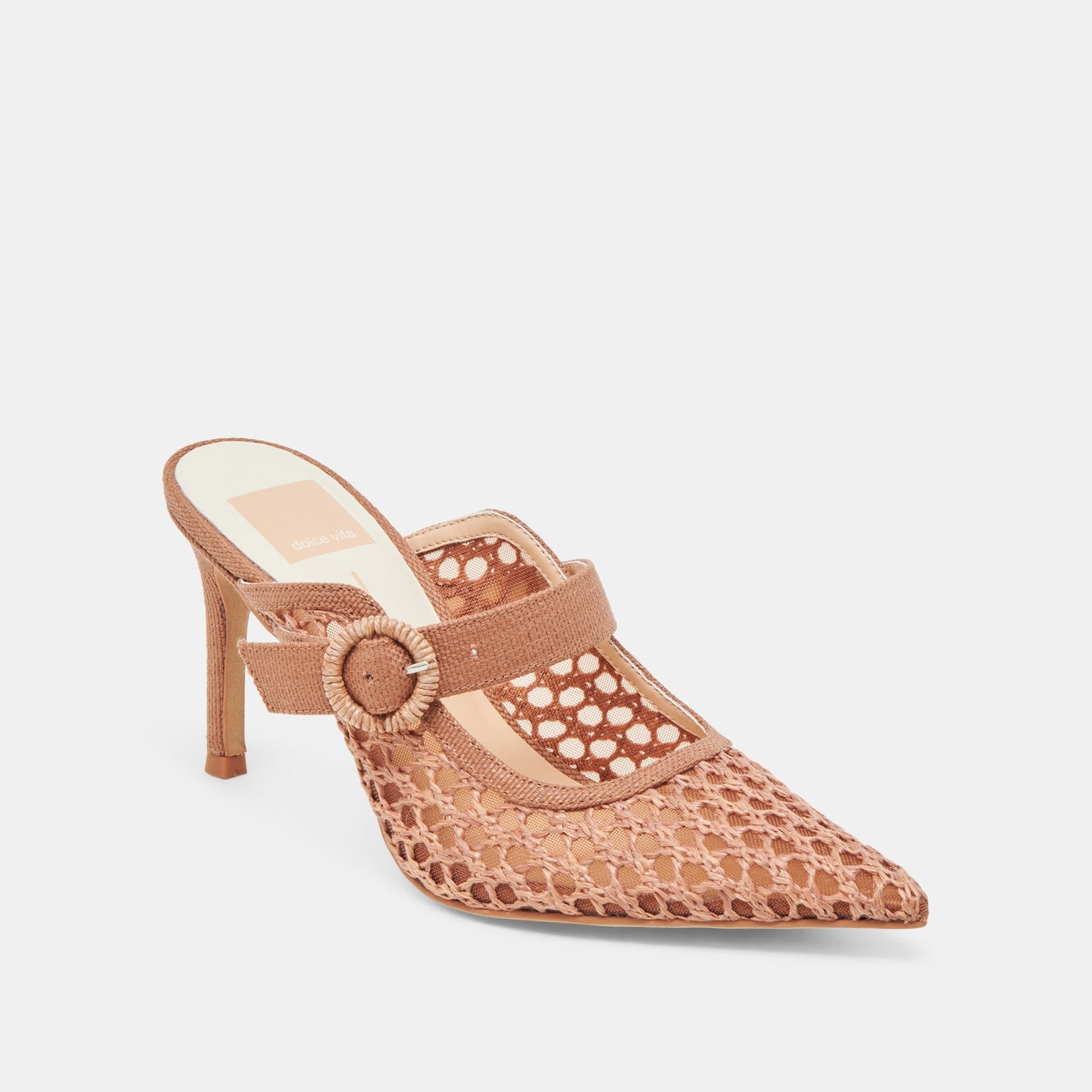 KEEKEE HEELS SADDLE WOVEN RAFFIA - SADDLE WOVEN RAFFIA