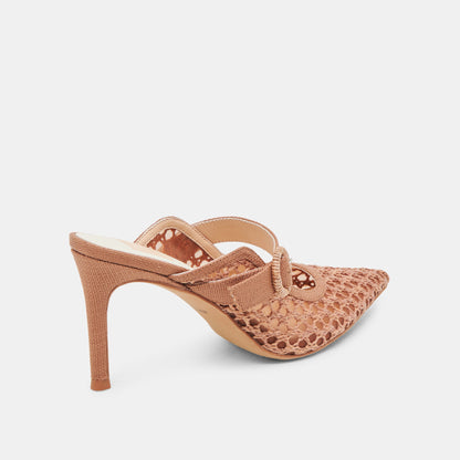 KEEKEE HEELS SADDLE WOVEN RAFFIA - SADDLE WOVEN RAFFIA
