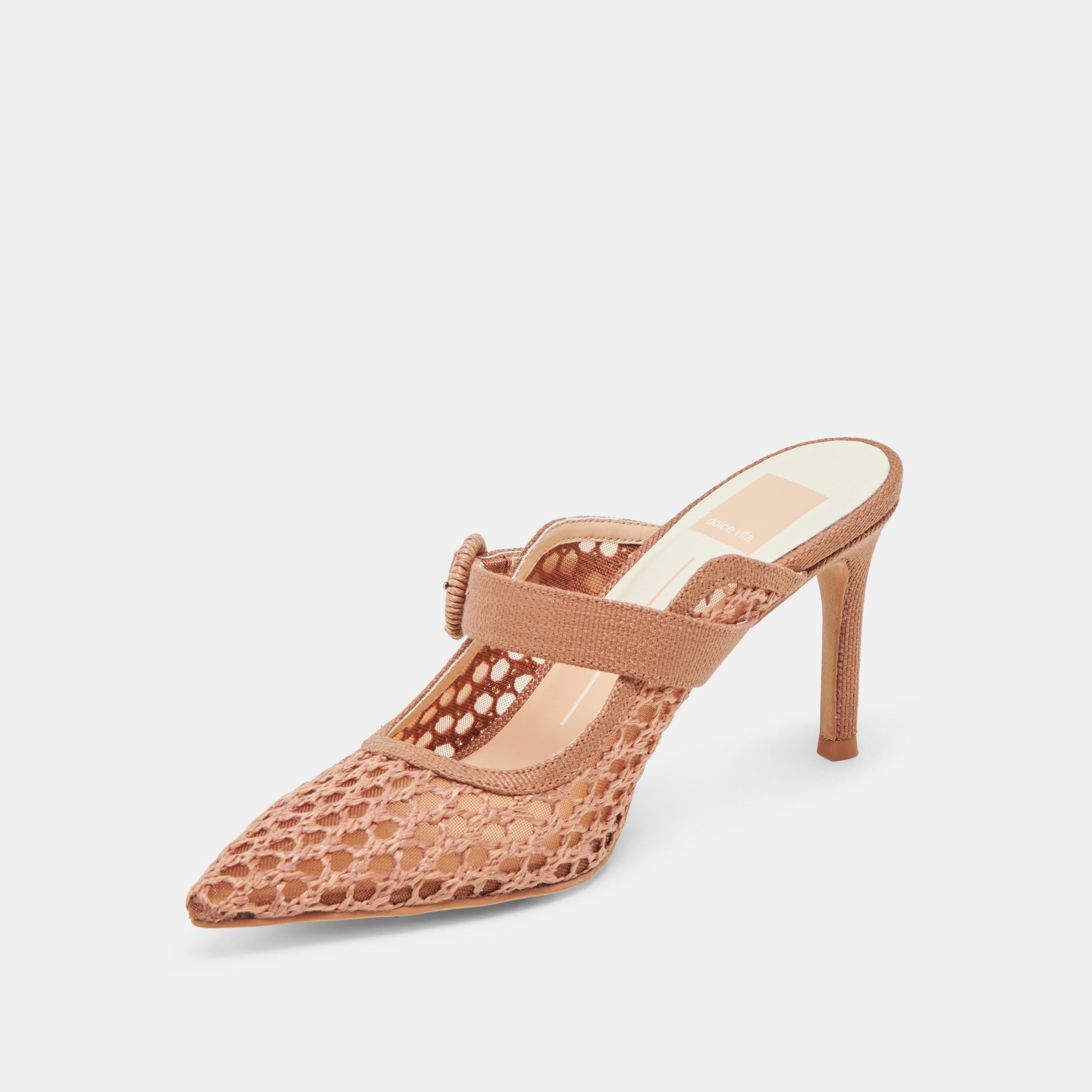 KEEKEE HEELS SADDLE WOVEN RAFFIA - SADDLE WOVEN RAFFIA