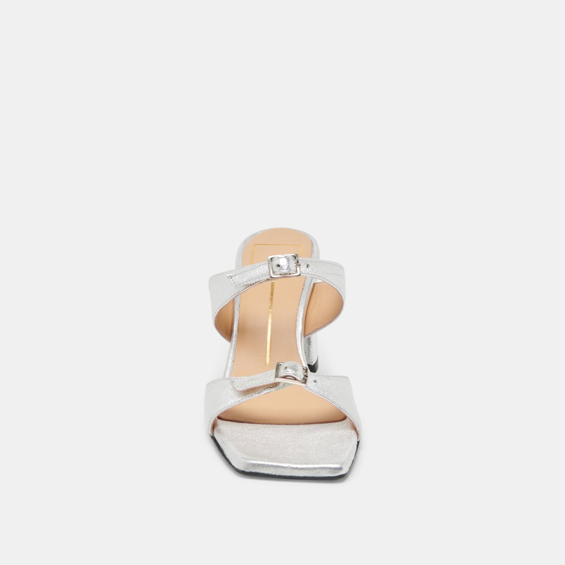 SHANE HEELS SILVER METALLIC LEATHER - SILVER METALLIC LEATHER