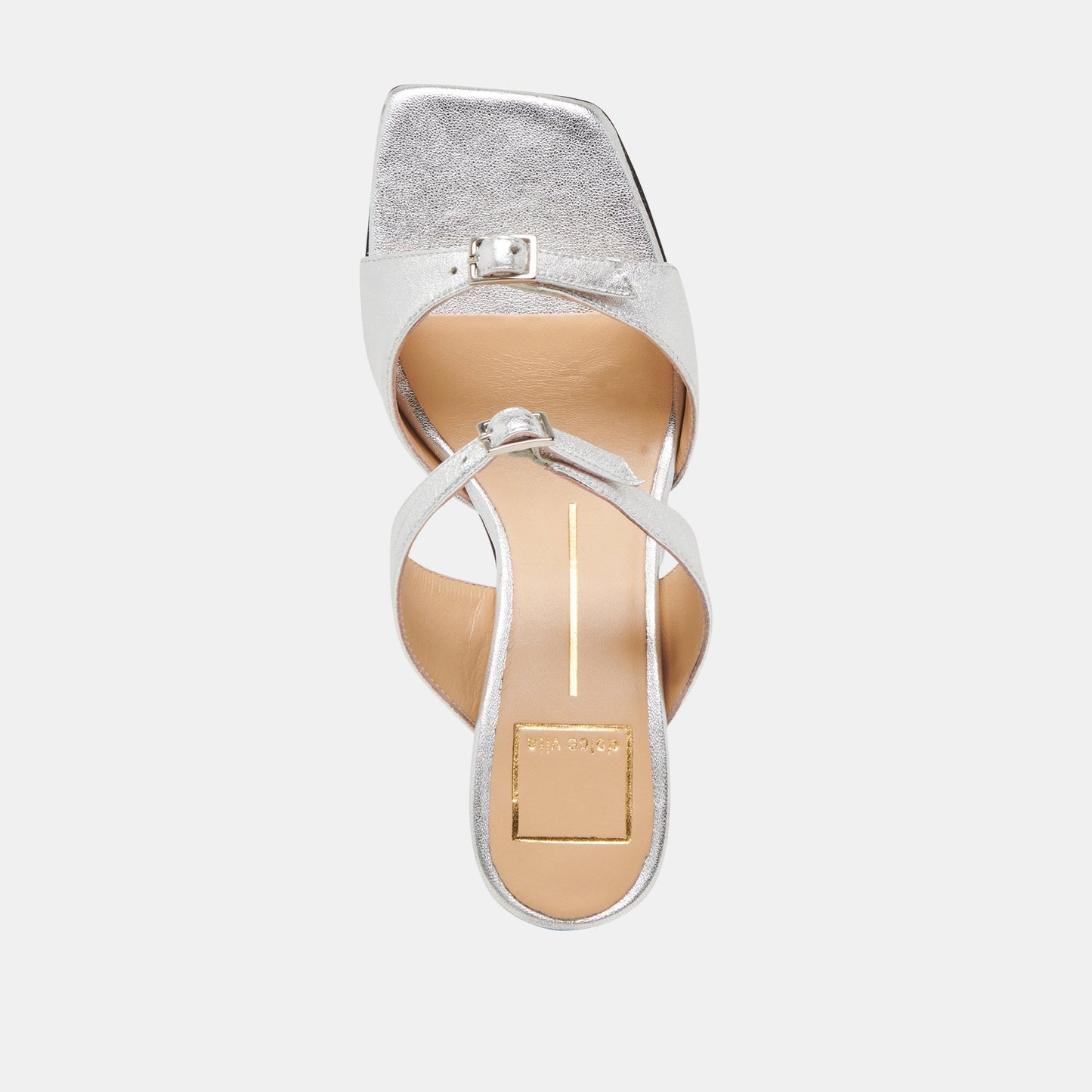 SHANE HEELS SILVER METALLIC LEATHER - SILVER METALLIC LEATHER