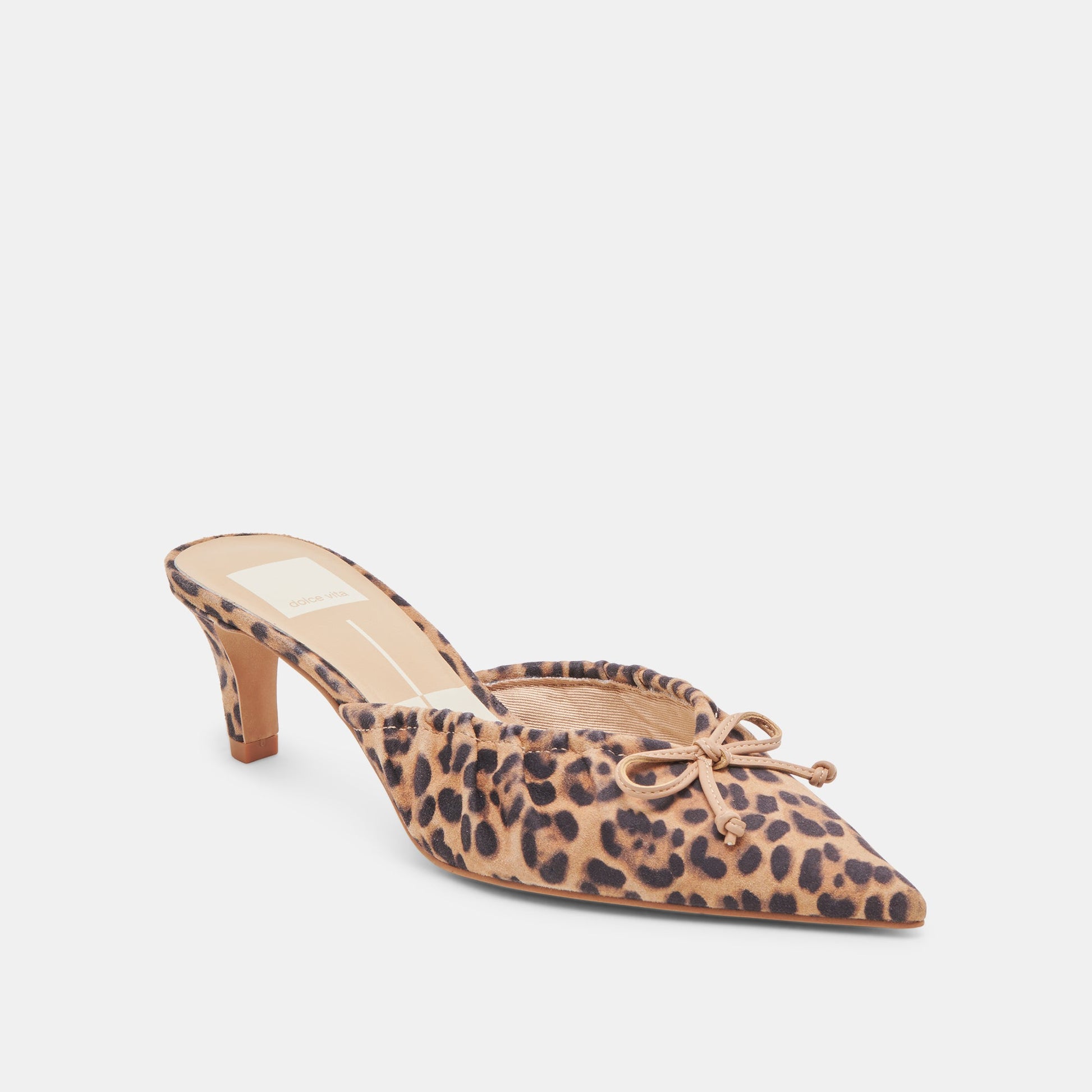 KAIRI MID HEELS DK LEOPARD SUEDE - DK LEOPARD SUEDE