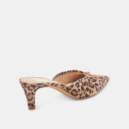 KAIRI MID HEELS DK LEOPARD SUEDE - DK LEOPARD SUEDE