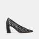 BLACK WOVEN LEATHER