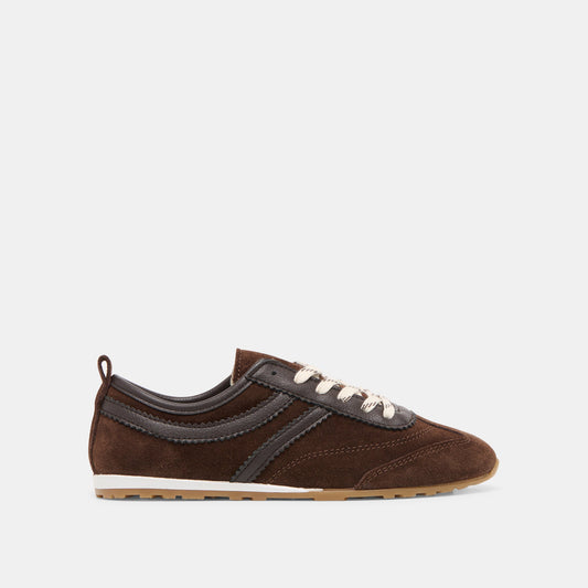 Viper Dk Brown Suede Sneakers - DK BROWN SUEDE