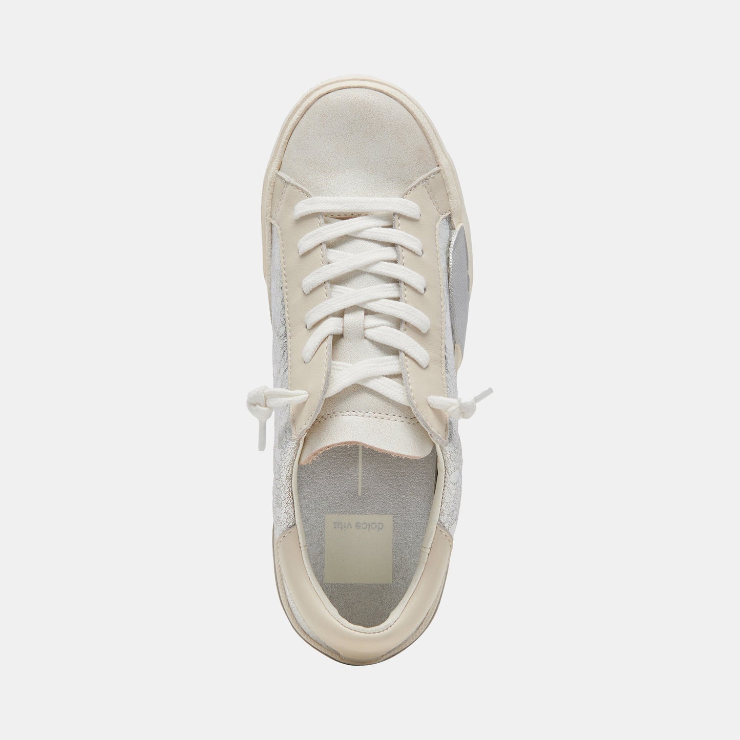 Zina Sneakers Chrome Distressed Leather - CHROME DISTRESSED LEATHER