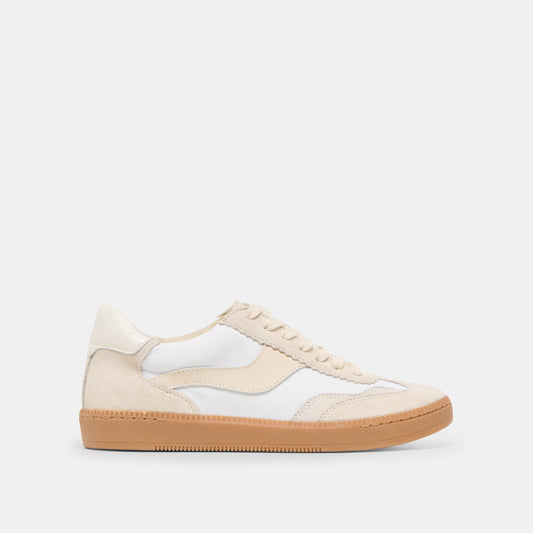 Notice White Dune Nylon Sneakers - WHITE DUNE NYLON