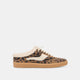 BROWN LEOPARD PRINTED SUEDE