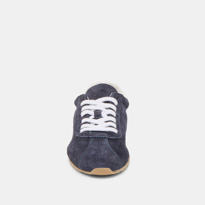 Serina Navy Suede Sneakers - NAVY SUEDE