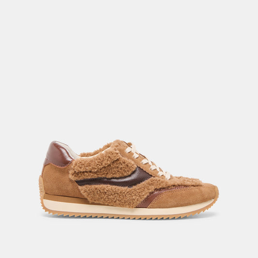 B.NTCD Plush Brown Plush Sneakers - BROWN PLUSH