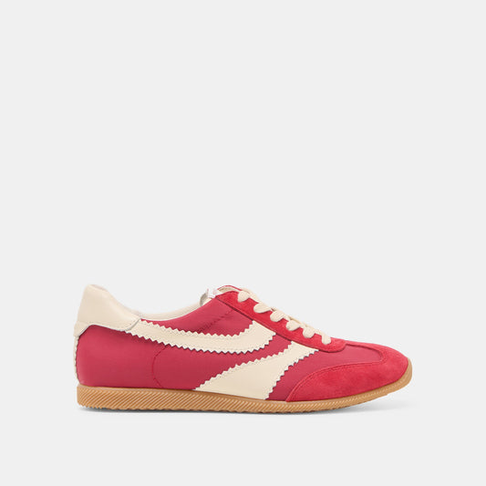 Limit Crimson Nylon Sneakers - CRIMSON NYLON