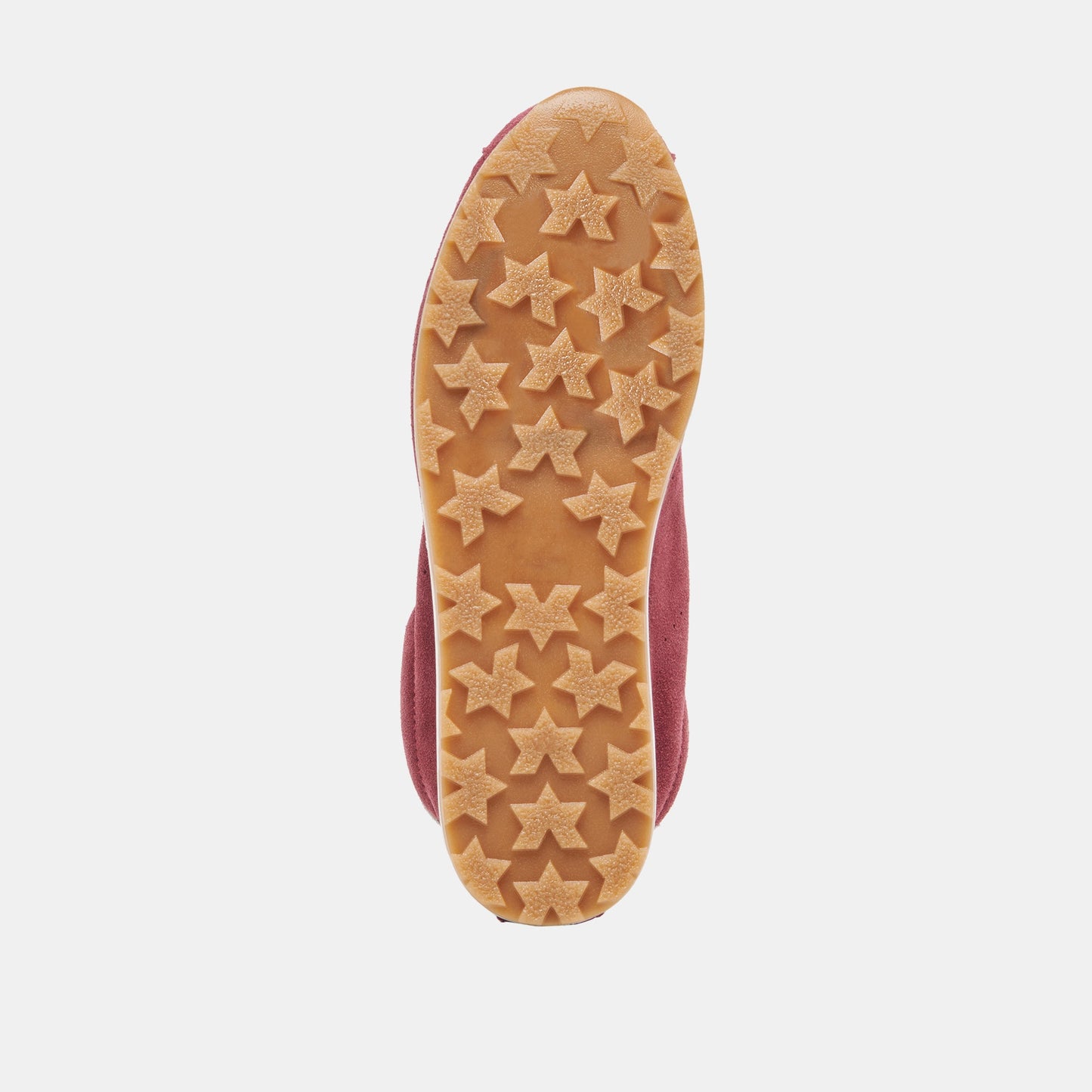 Serina Burgundy Suede Sneakers - BURGUNDY SUEDE