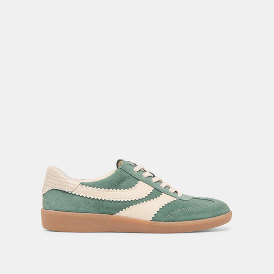 Merit Dk Green Suede Sneakers - DK GREEN SUEDE