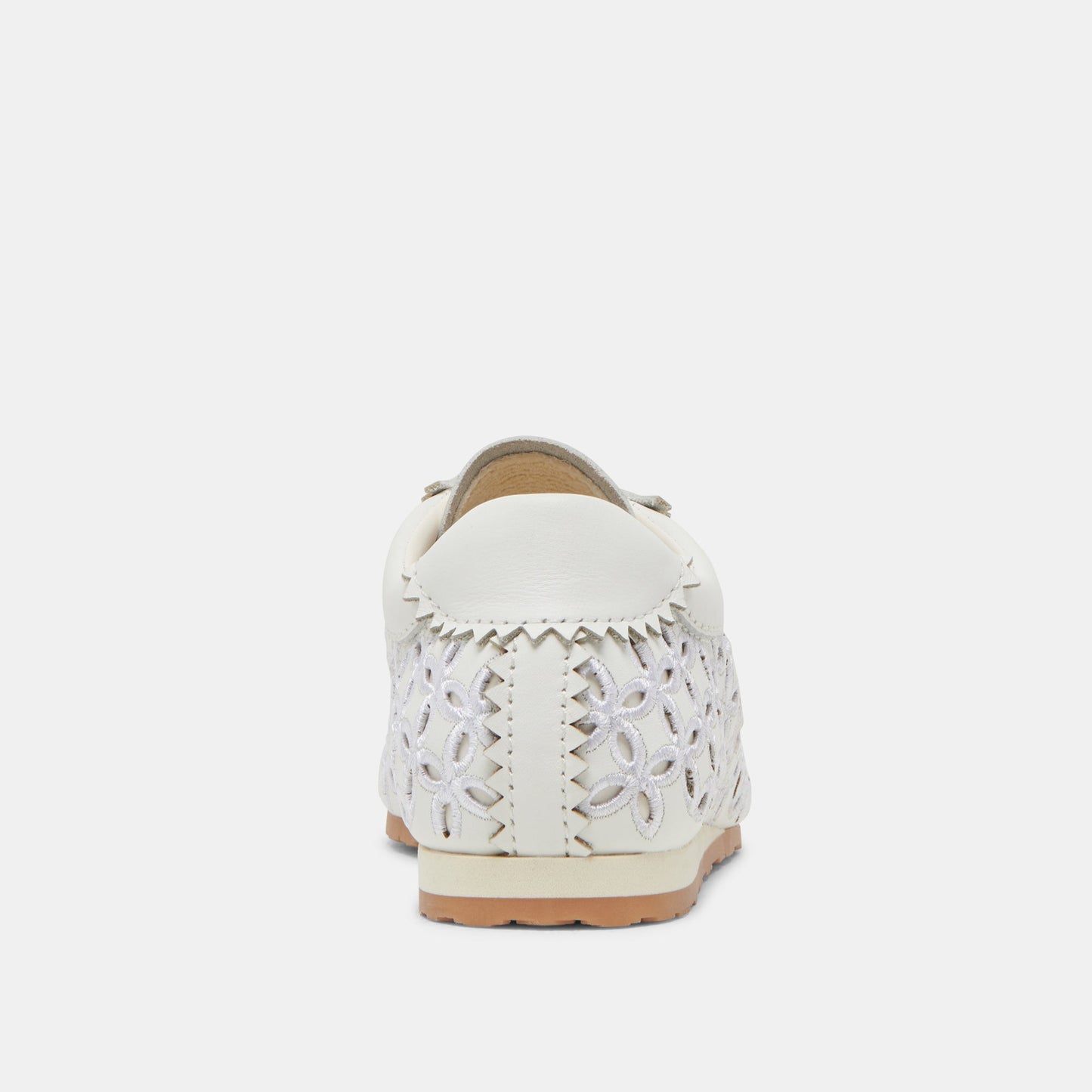 DANIE EYELET PERF SNEAKERS TRUE WHITE LEATHER - TRUE WHITE LEATHER