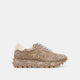 TAN LEOPARD PRINTED SUEDE
