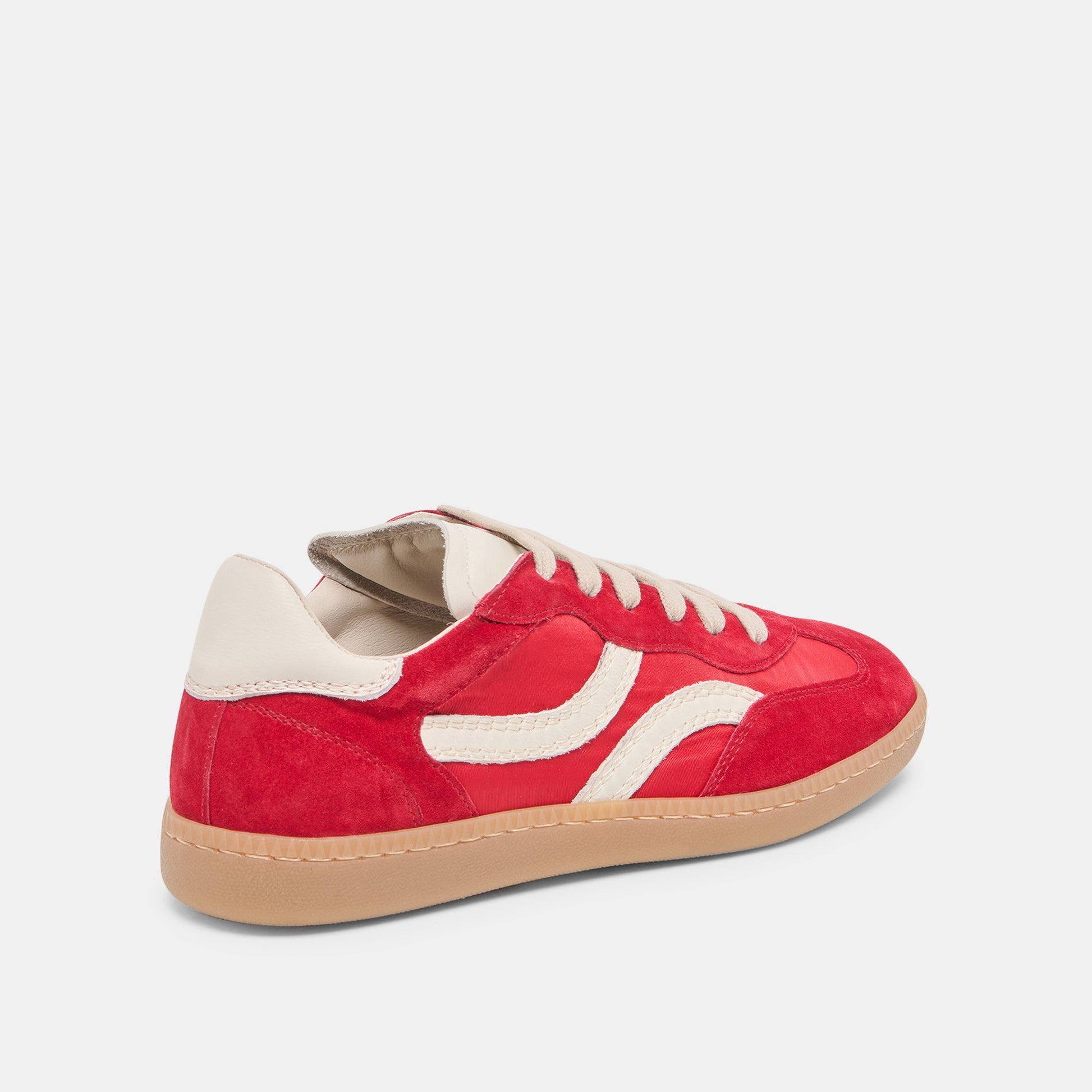 Rebel Crimson Nylon Sneakers - CRIMSON NYLON