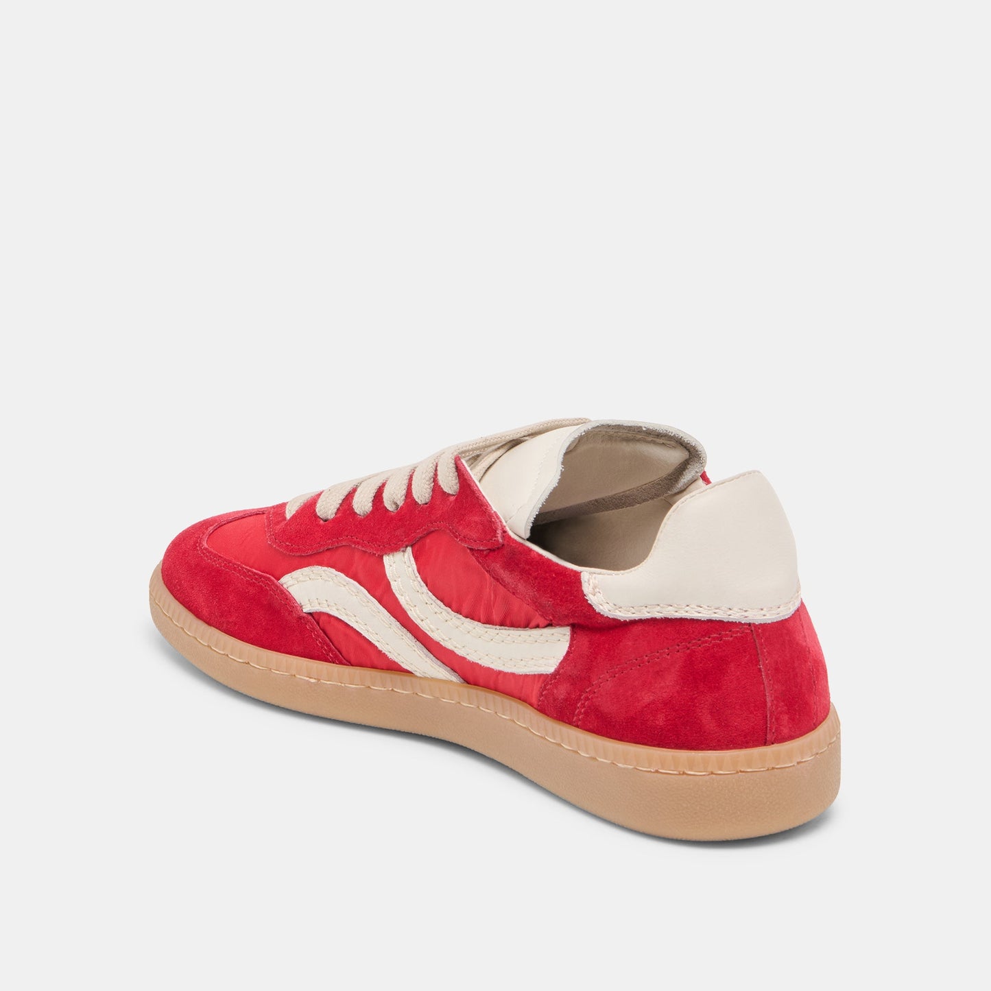 Rebel Crimson Nylon Sneakers - CRIMSON NYLON
