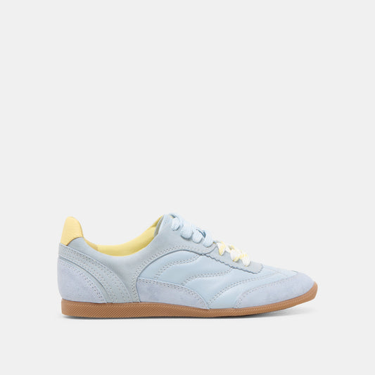Laini Blue Multi Leather Sneakers - BLUE MULTI LEATHER