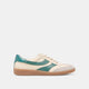 WHITE GREEN LEATHER