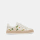 WHITE FLORAL RAFFIA