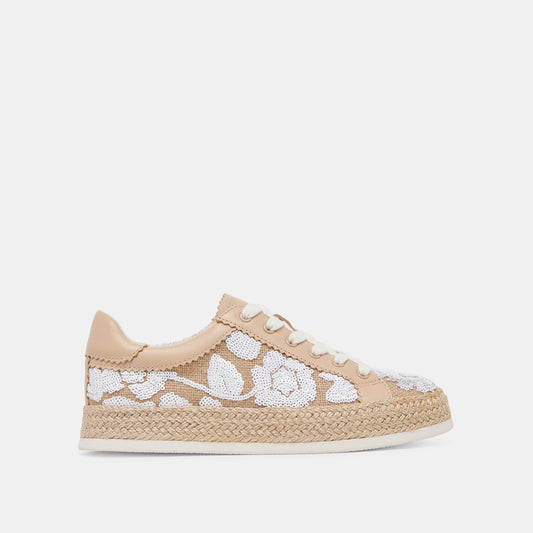 AZALIA SNEAKERS NATURAL MULTI FLORAL SEQUIN - NATURAL MULTI FLORAL SEQUIN
