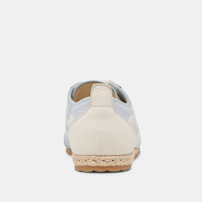 DREAM BEAD SNEAKERS BLUE MULTI BURLAP - BLUE MULTI BURLAP