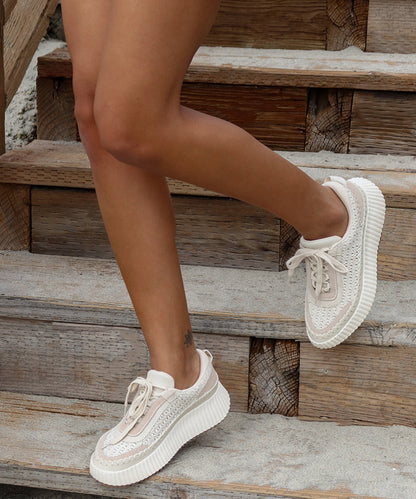 Dolen Sneakers in Sandstone Knit - Dolce Vita Women's Footwear - SANDSTONE KNIT