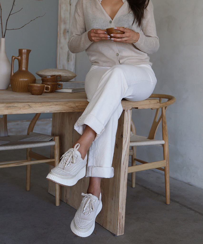 Dolen Sneakers in Sandstone Knit - Dolce Vita Women's Footwear - SANDSTONE KNIT