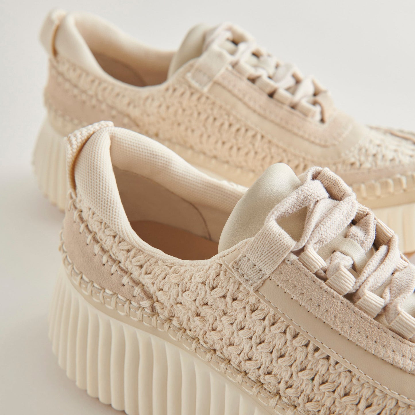 Dolen Sneakers in Sandstone Knit - Dolce Vita Women's Footwear - SANDSTONE KNIT