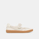 WHITE PERFORATED LEATHER
