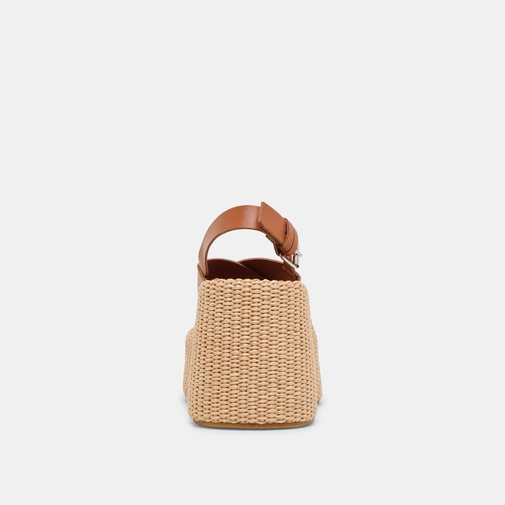 SKYLAR WEDGES BROWN LEATHER - BROWN LEATHER