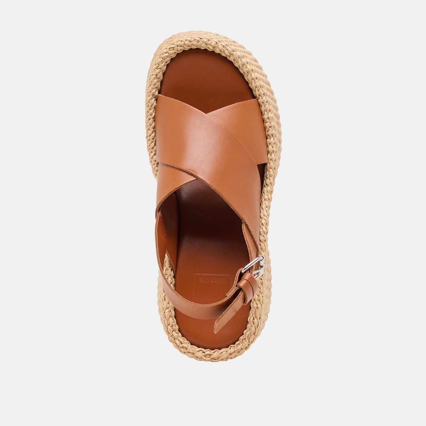 SKYLAR WEDGES BROWN LEATHER - BROWN LEATHER