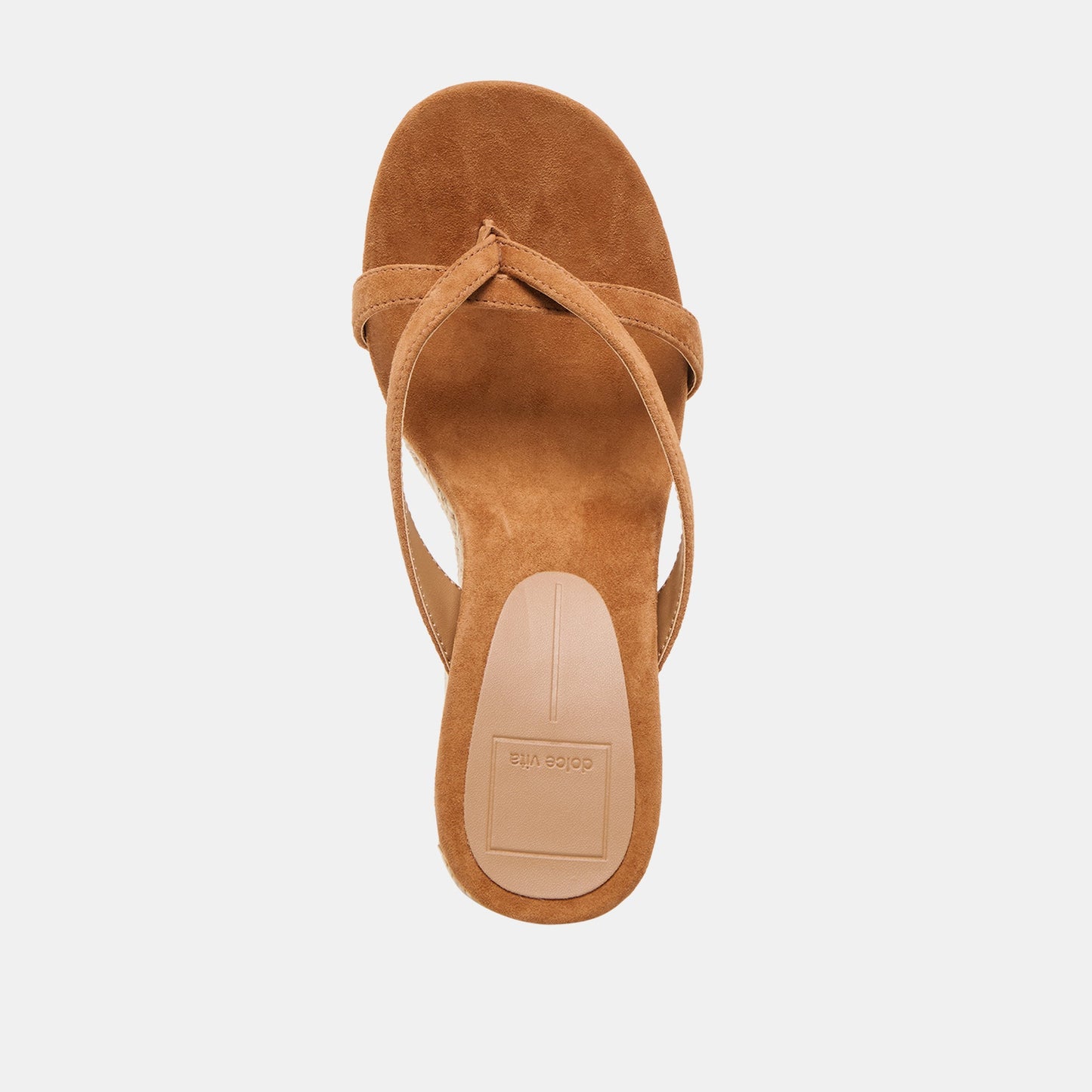 Helan Espadrille Brown Suede Wedges - BROWN SUEDE