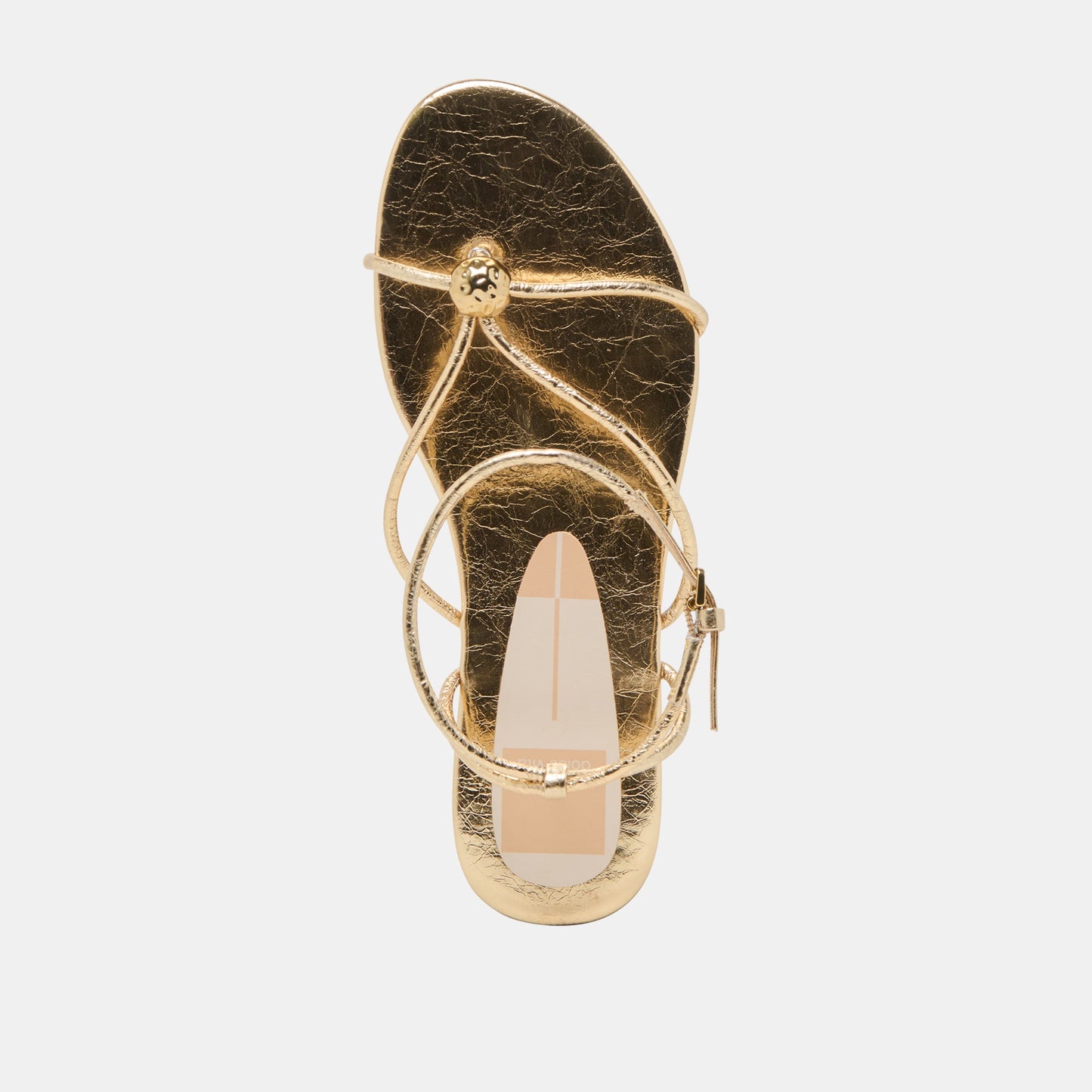 Kenley Gold Leather Sandals - GOLD LEATHER