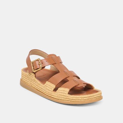 Shenna Saddle Leather Sandals - SADDLE LEATHER