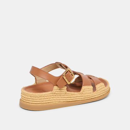 Shenna Saddle Leather Sandals - SADDLE LEATHER