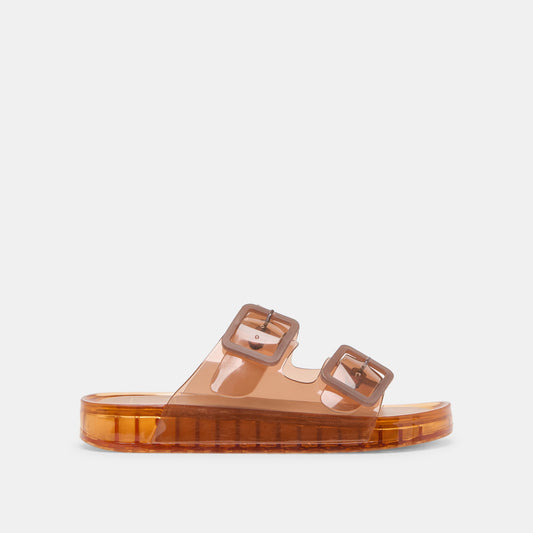 Julio Whiskey Vinyl Sandals - WHISKEY VINYL