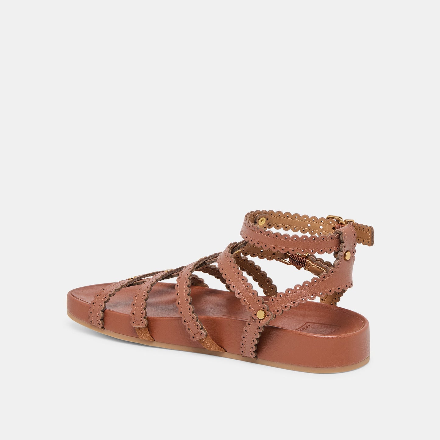Susana Cognac Leather Sandals - COGNAC LEATHER