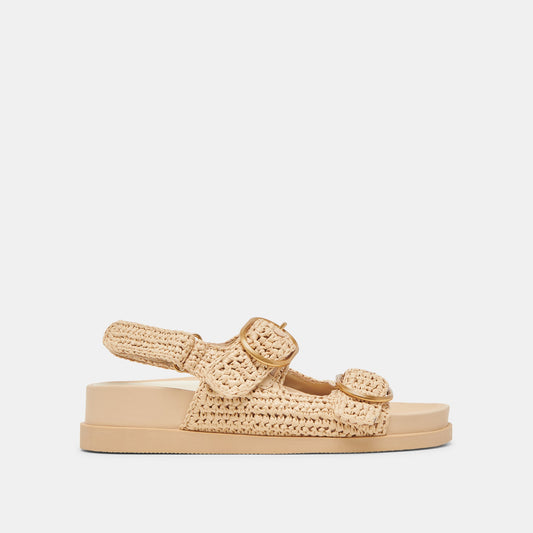 STARLA CROCHET SANDALS NATURAL KNIT - NATURAL KNIT