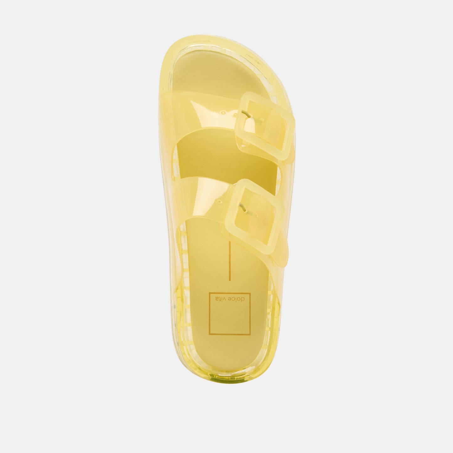 Julio Lemon Vinyl Sandals - LEMON VINYL