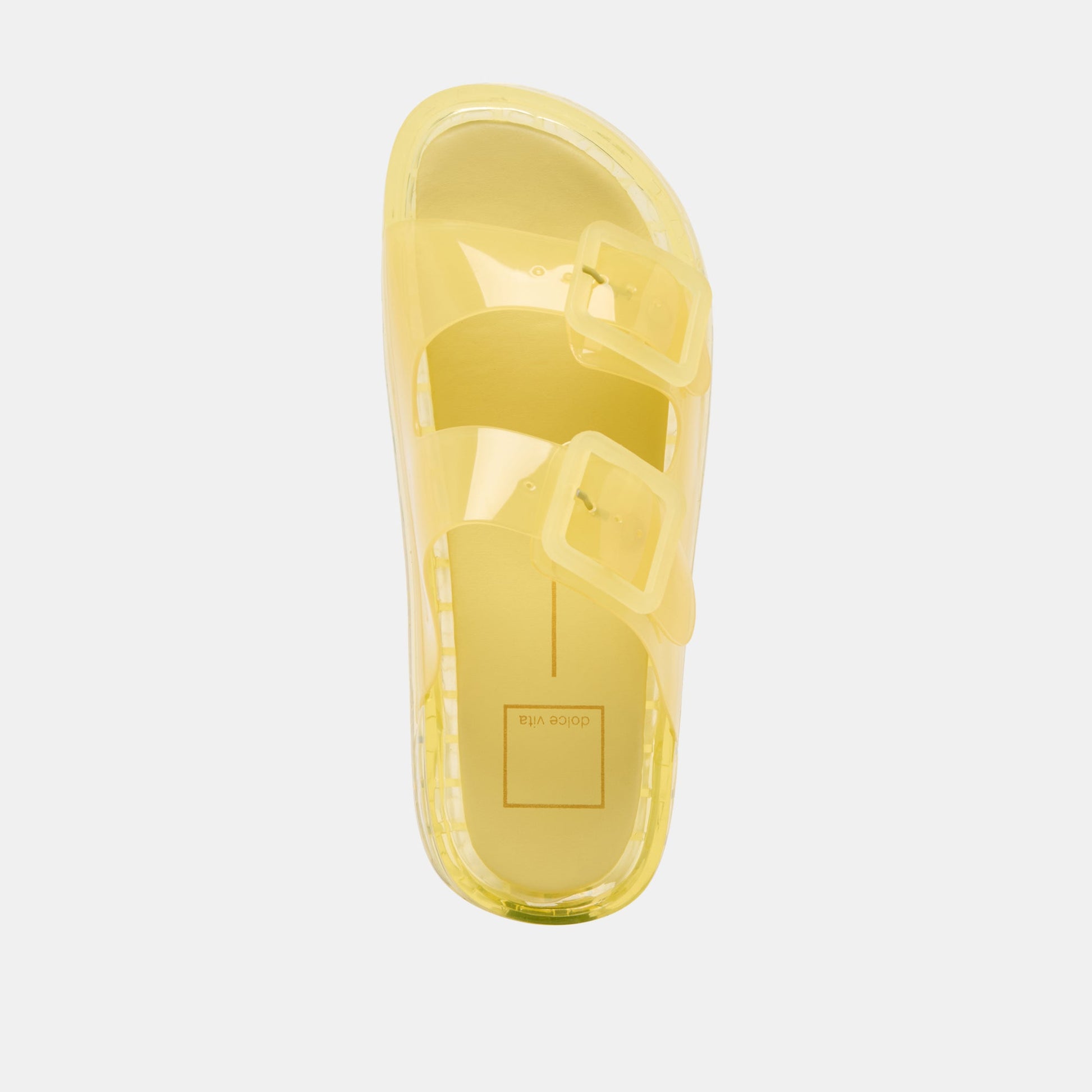 Julio Lemon Vinyl Sandals - LEMON VINYL