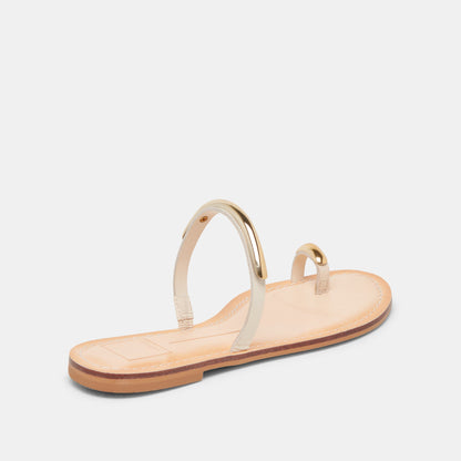 WINK SANDALS BONE LEATHER - BONE LEATHER