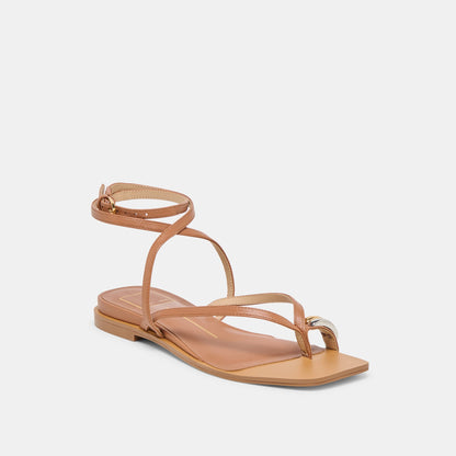Tyrice Espresso Leather Sandals - ESPRESSO LEATHER