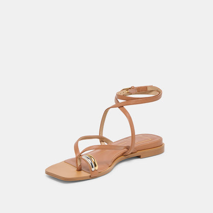Tyrice Espresso Leather Sandals - ESPRESSO LEATHER