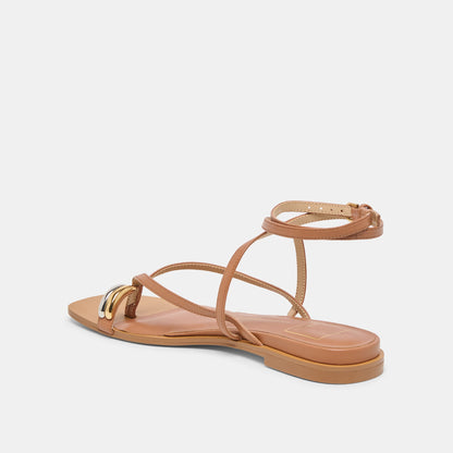 Tyrice Espresso Leather Sandals - ESPRESSO LEATHER