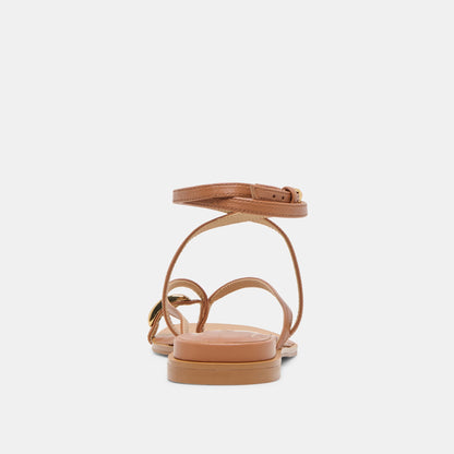 Tyrice Espresso Leather Sandals - ESPRESSO LEATHER