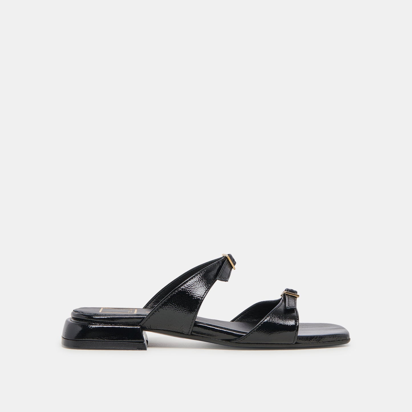 LAVERN SANDALS MIDNIGHT CRINKLE PATENT - MIDNIGHT CRINKLE PATENT
