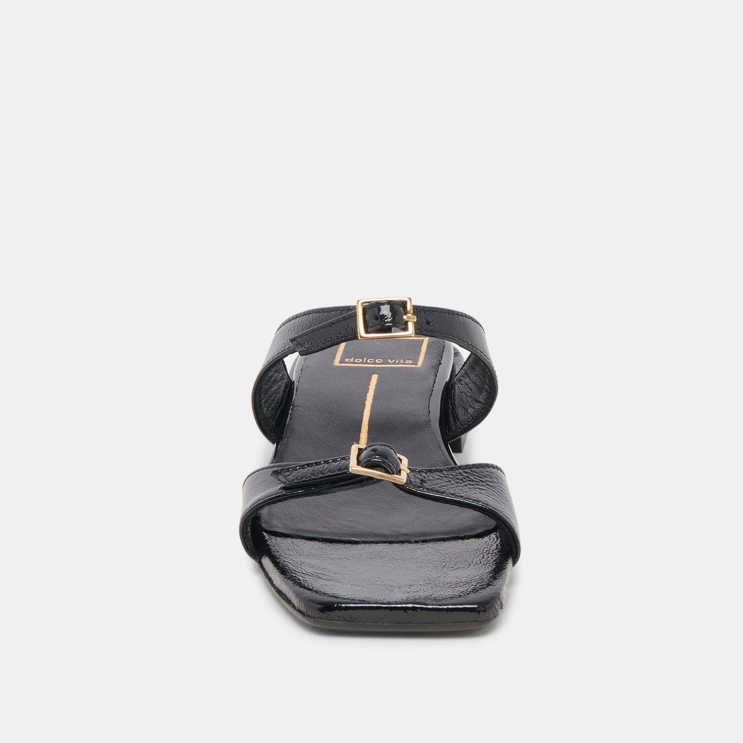 LAVERN SANDALS MIDNIGHT CRINKLE PATENT - MIDNIGHT CRINKLE PATENT