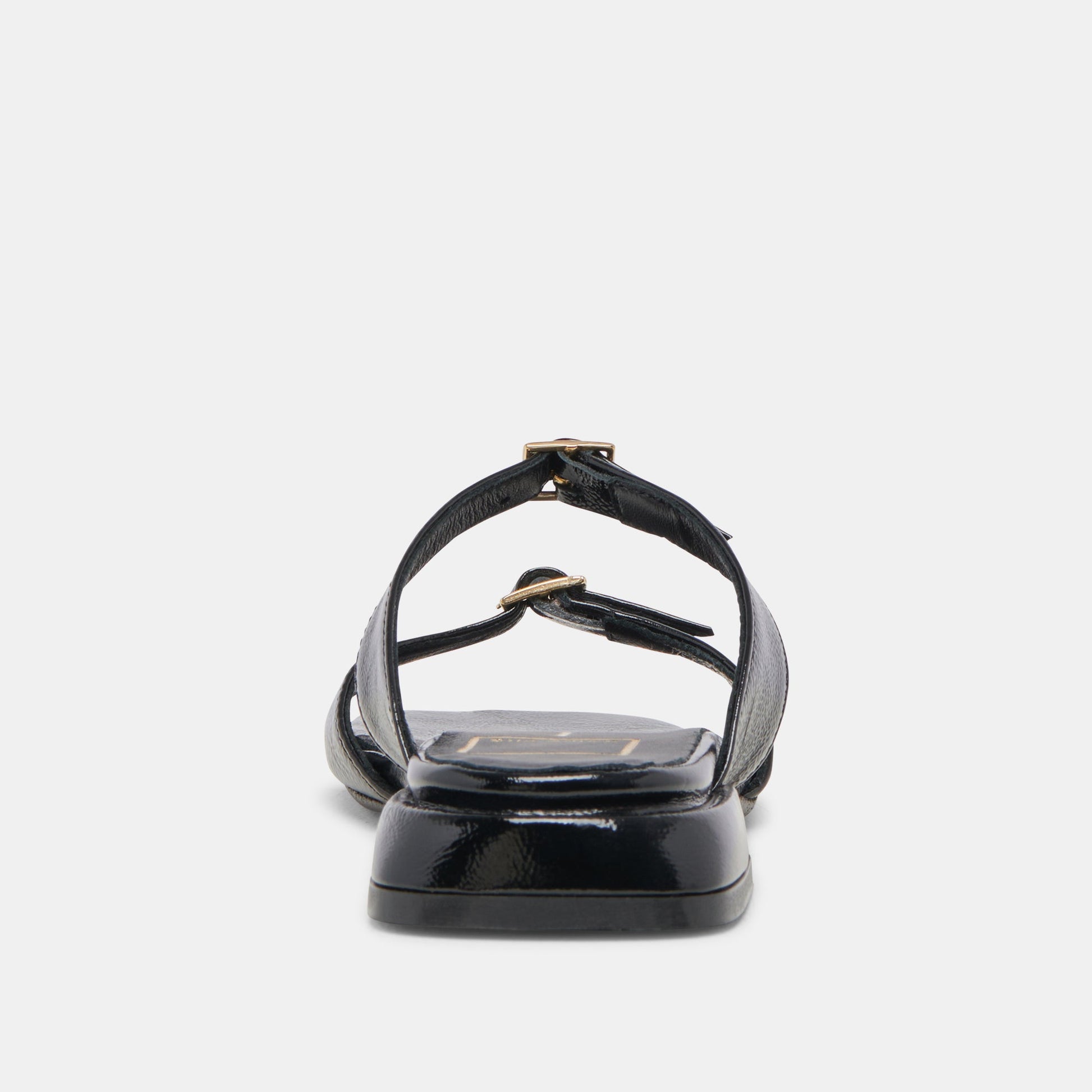 LAVERN SANDALS MIDNIGHT CRINKLE PATENT - MIDNIGHT CRINKLE PATENT
